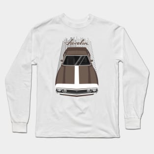 AMC Javelin AMX - Brown Long Sleeve T-Shirt